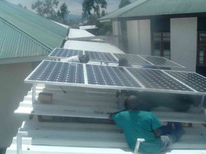 Installation d'un kit solaire chez CH Bethesda